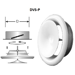 Oro išleidimo difuzorius DVS-P 8
