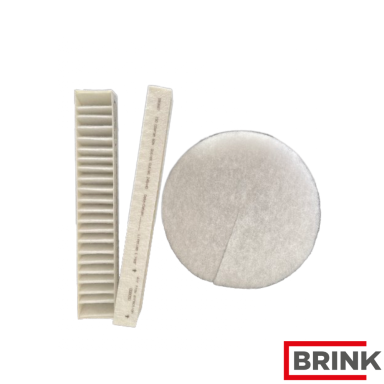 G4 class filter set for mini recuperator Brink Air 70 (3 pcs.) G4 class filter set for mini recuperator Brink Air 70 (3 pcs.)