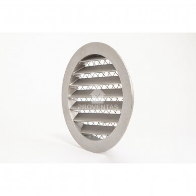 Wall-mounted air intake/exhaust vent with wire mesh 1