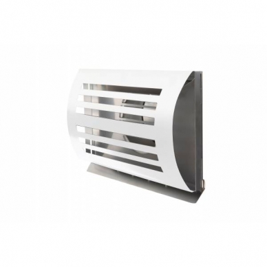 Outdoor air supply/exhaust stainless steel grilles with mesh, LHD180 1