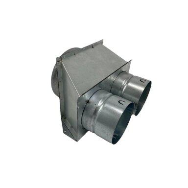 Metal diffuser box D125, 2x75