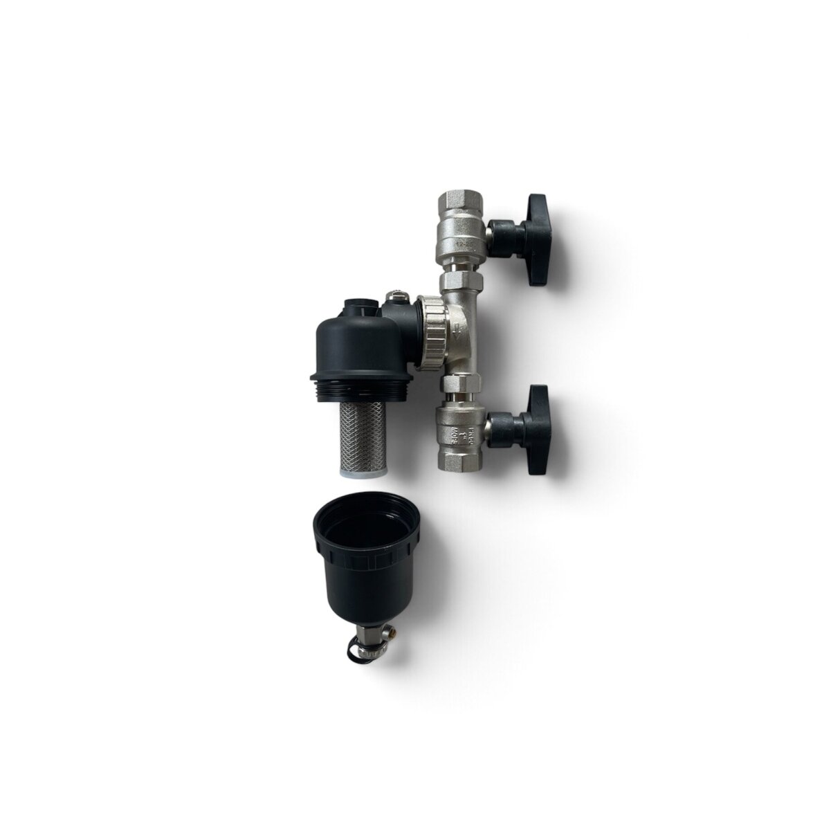NØRDIS NDF300 magnetinis purvarinkis 1", su grubaus valymo filtru ir rutuliniais ventiliais 1 NØRDIS NDF300 magnetinis purvarinkis 1", su grubaus valymo filtru ir rutuliniais ventiliais 1