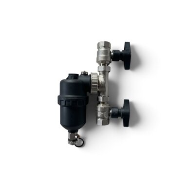 NØRDIS NDF300 Dirt separator 1" with magnet/filter and 2 pcs. ball valves