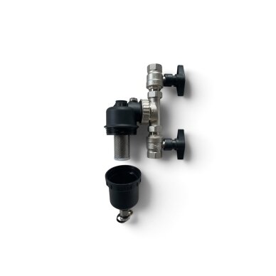 NØRDIS NDF300 magnetinis purvarinkis 1", su grubaus valymo filtru ir rutuliniais ventiliais 1