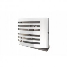 Outdoor air supply/exhaust stainless steel grilles with mesh, LHA180