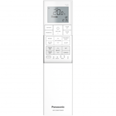 Panasonic Etherea Inverter+ kondicionierius CS-NZ25YKE/ CU-NZ25YKE 6