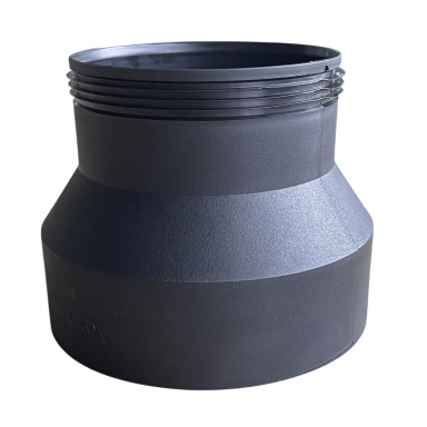 Plastic adapter for ducts