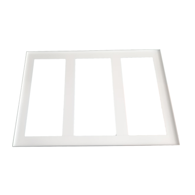 Fitted inspection door for concealing a heat recovery unit