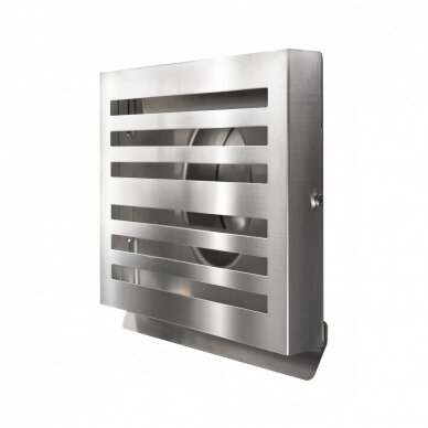 Outdoor air supply/exhaust stainless steel grilles with mesh, LHB160 6