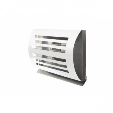 Outdoor air supply/exhaust stainless steel grilles with mesh, LHD160 3